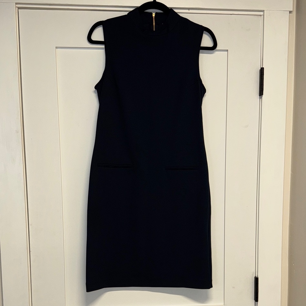 Sharagano Classic Blue Mini Dress